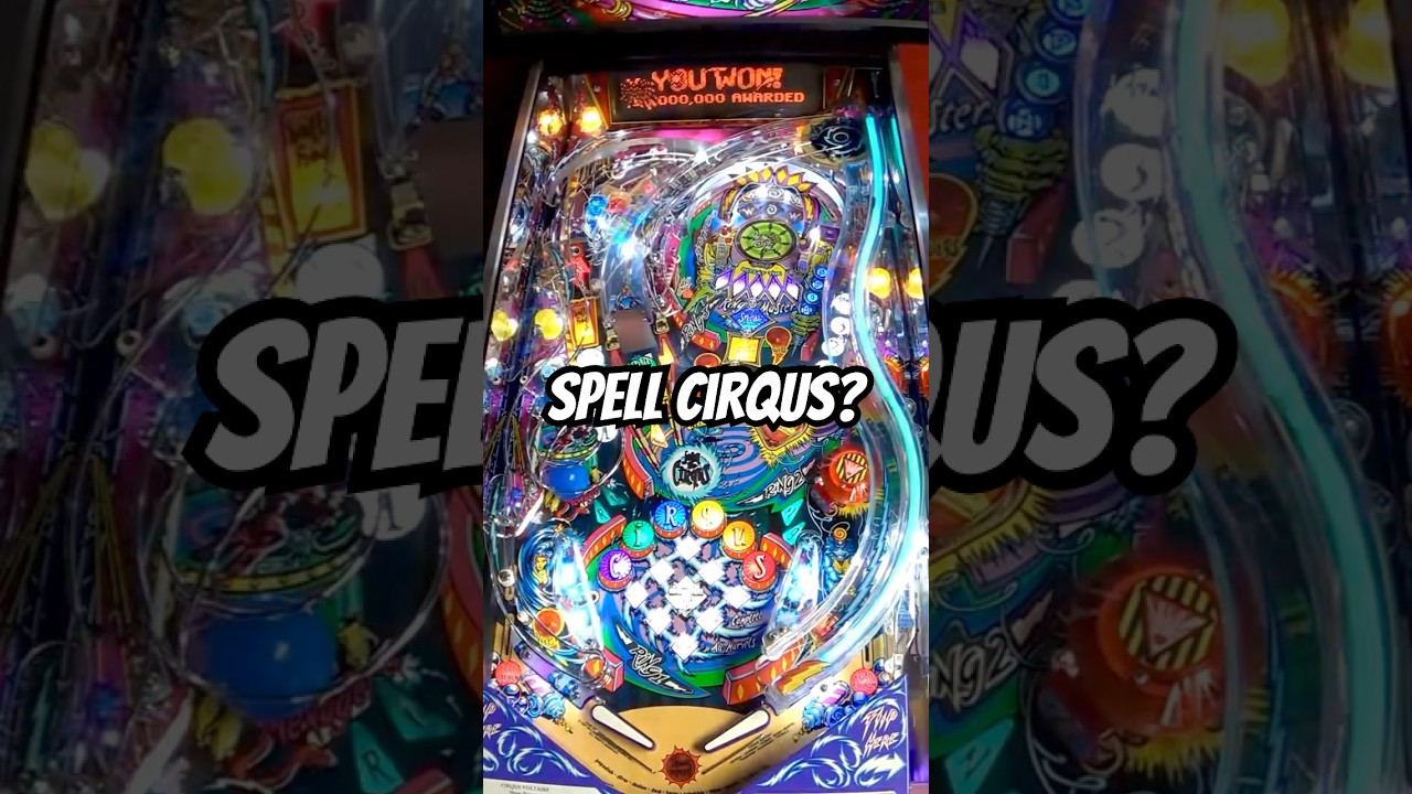 Cirqus Voltaire Pinball Machine Demo #pinball #arcade