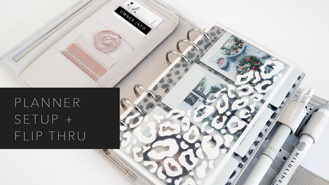 My 2021 Minimalist Planner Setup // A planner setup that is functional AND fun