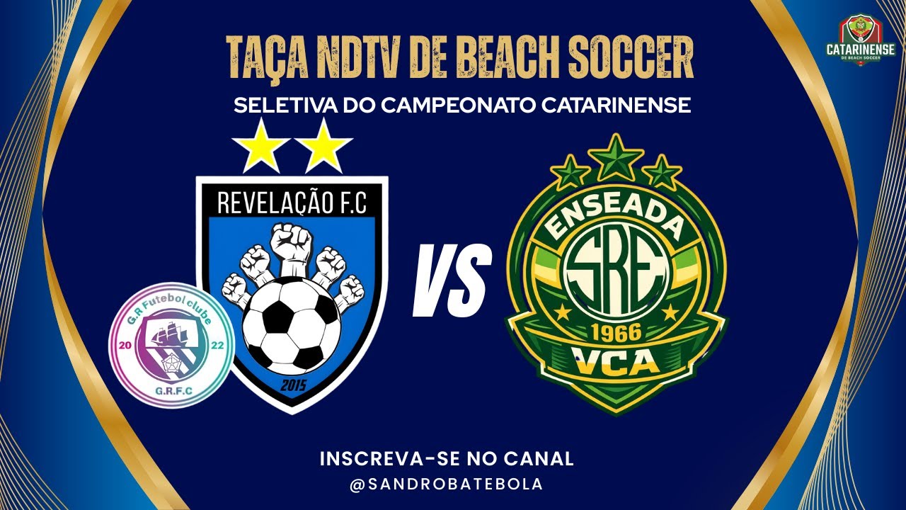 Revelação x Enseada VCA | Taça NDTV de Beach Soccer | Seletiva do Catarinense