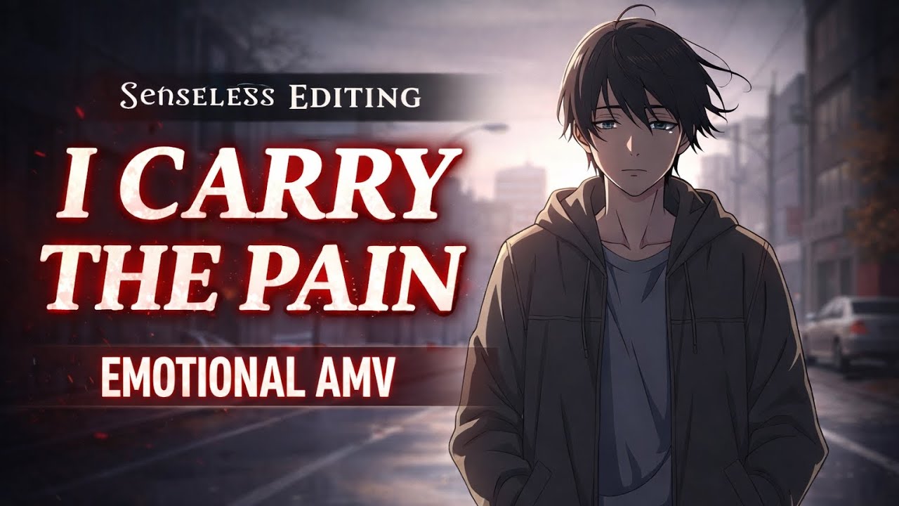 I Carry The Pain – Emotional Anime AMV | Senseless Editing 