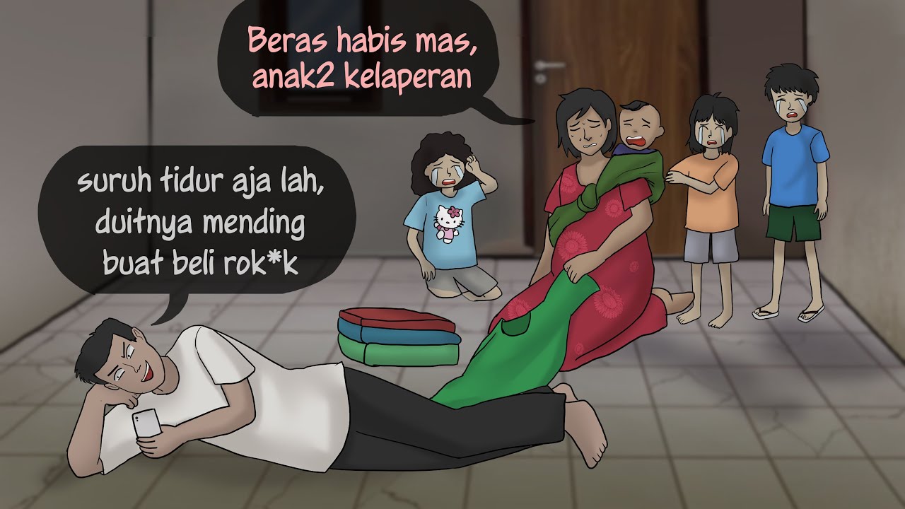 Keluarga Misqueen Hobby bikin anak & Ngutang | Kartun Animasi Drama