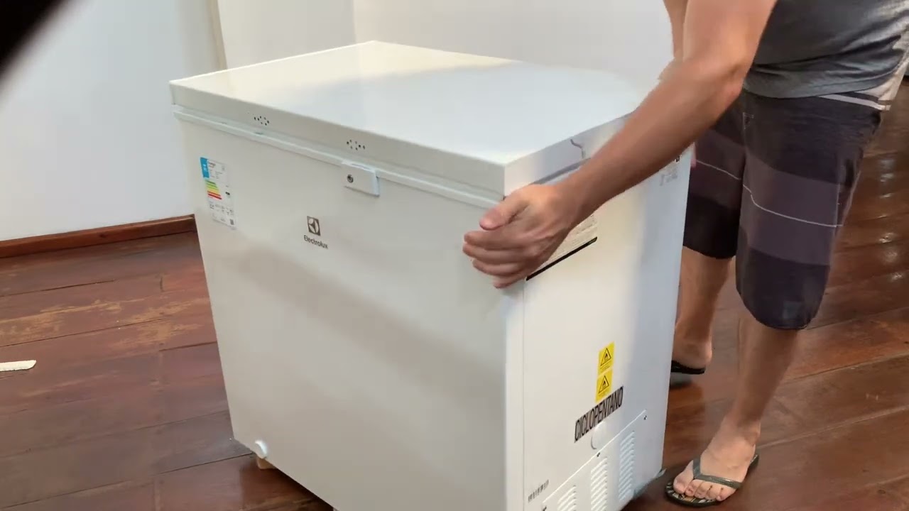 Freezer Horizontal Eletrolux HE200, 199L (UNBOXING)