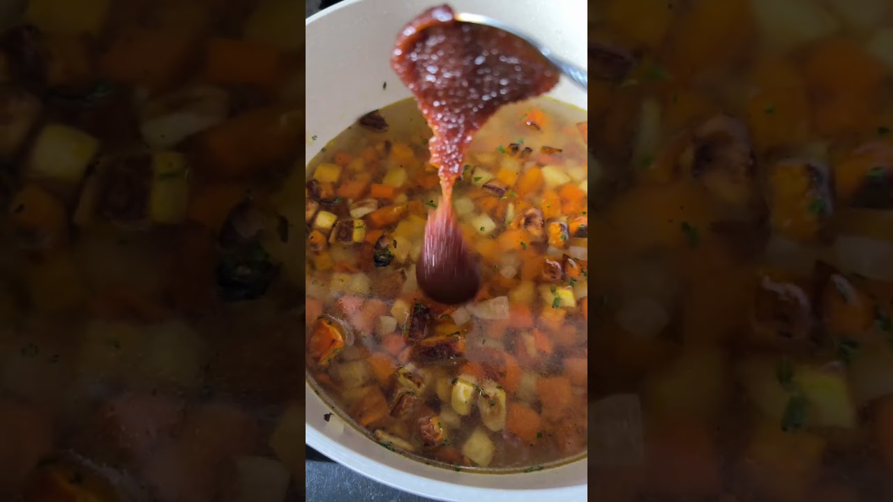 Roasted Root Vegetable Soup
