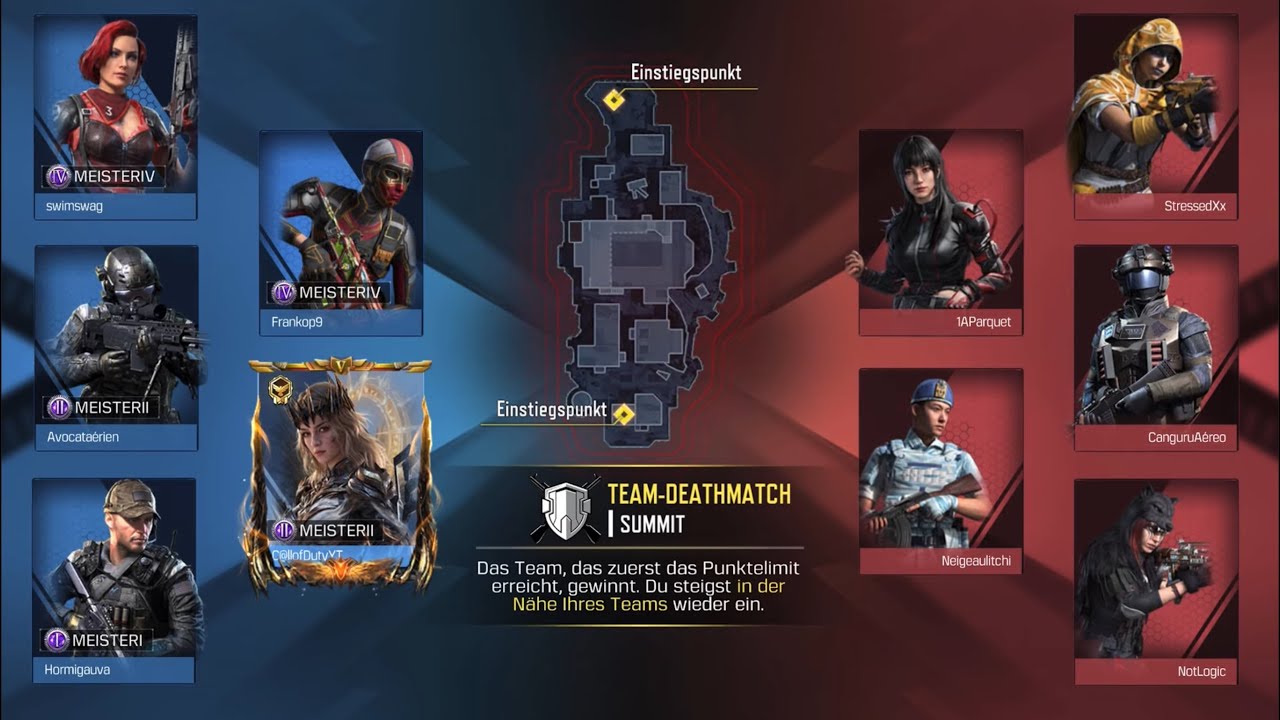 ✨🌋✨Call of Duty mobile💢„Summit“ Team Deathmatch, ✨🥇1st.✨💥MASTER II💥🌟 Season 6/ AK 117/USS 9
