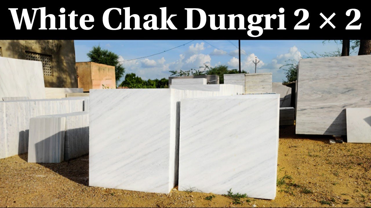Makrana White Chak Dungri | White 2×2 Marble | +91 8769981030