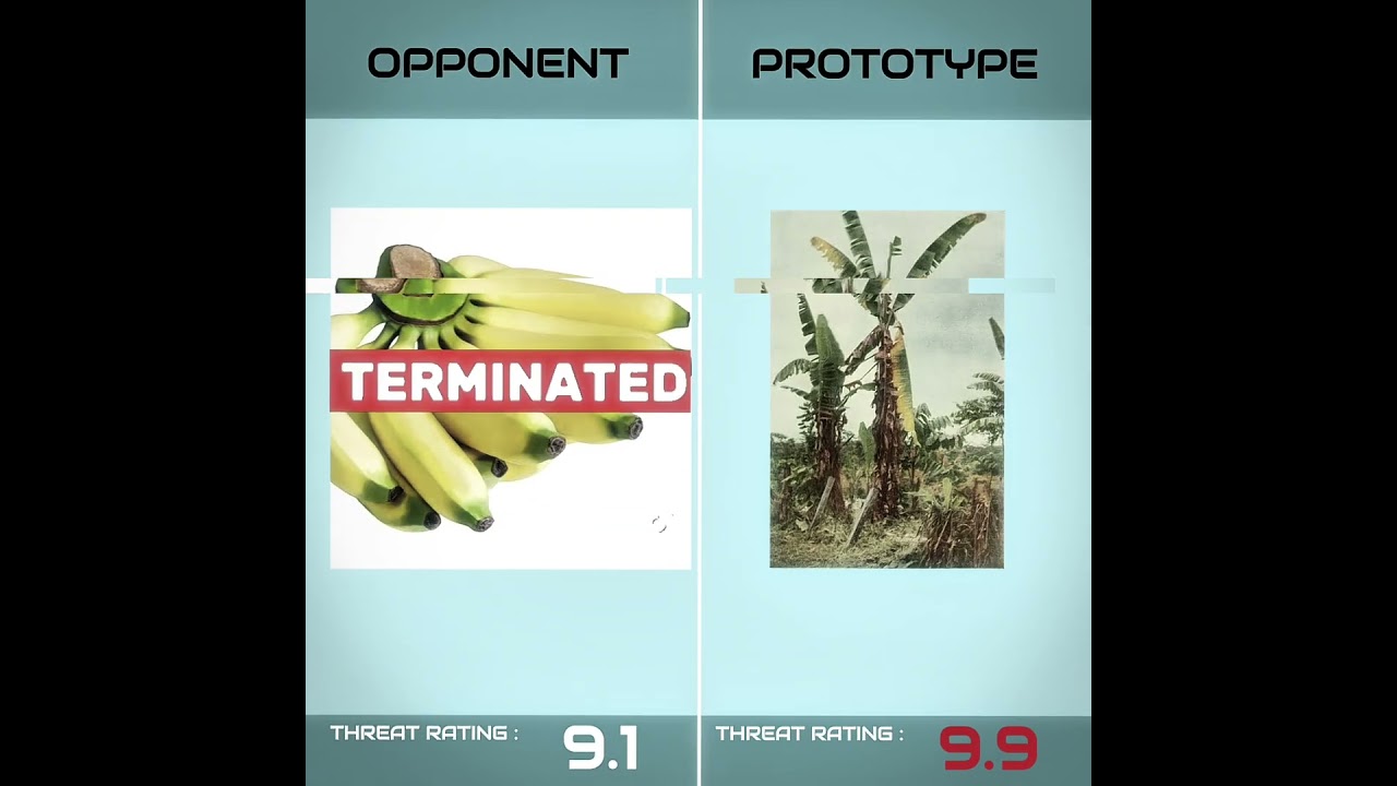 Banana Extinction // Only One Survived #shortsviral #banana #virus