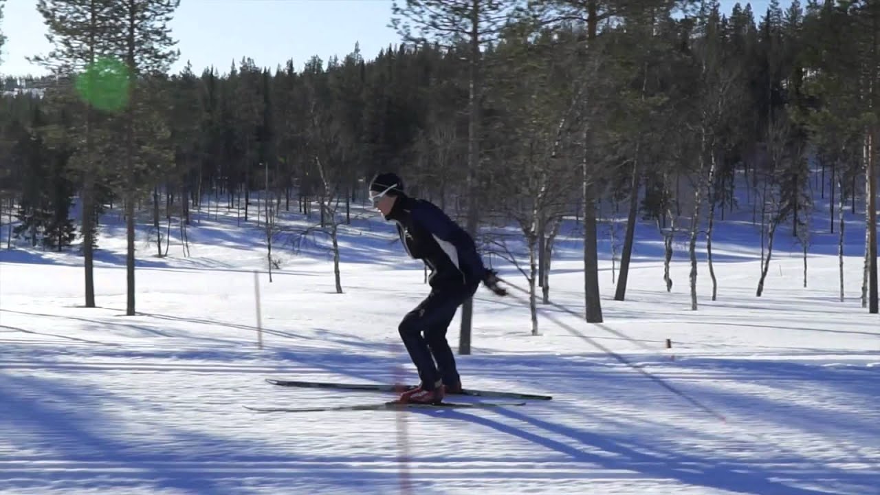 Maastohiihto-opiskelua Kittil&auml;ss&auml;