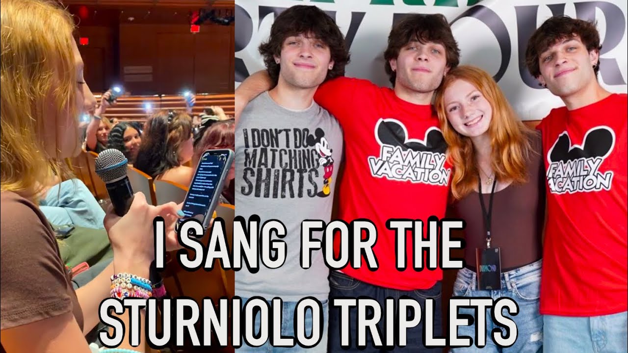 I SANG AT THE SURPRISE PARTY TOUR