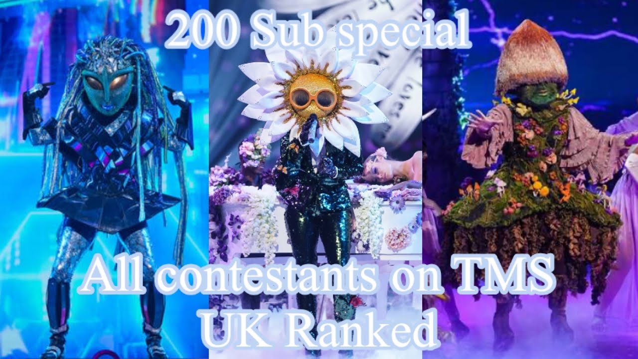 All contestants on TMS Uk Ranked (🥳 200 Sub Special 🥳)