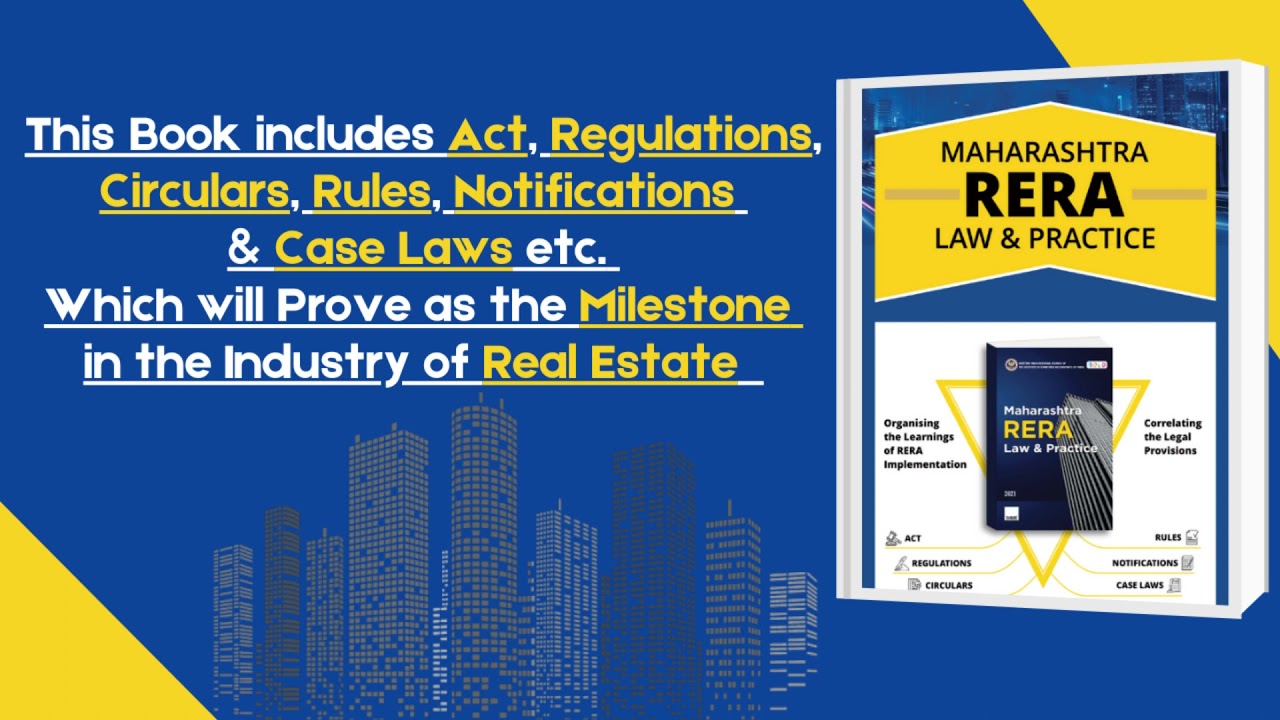 Maha RERA Law & Practice Book Articles Contributed by CA. Vinay Thyagaraj & Advocate Suhail Ahmed