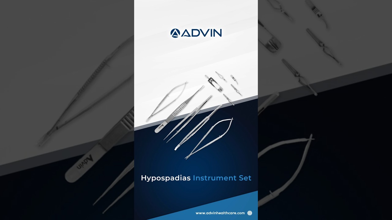 Hypospadias Instrument Set #advinhealthcare #urology #hypospadias #surgicalset #pediatricurology