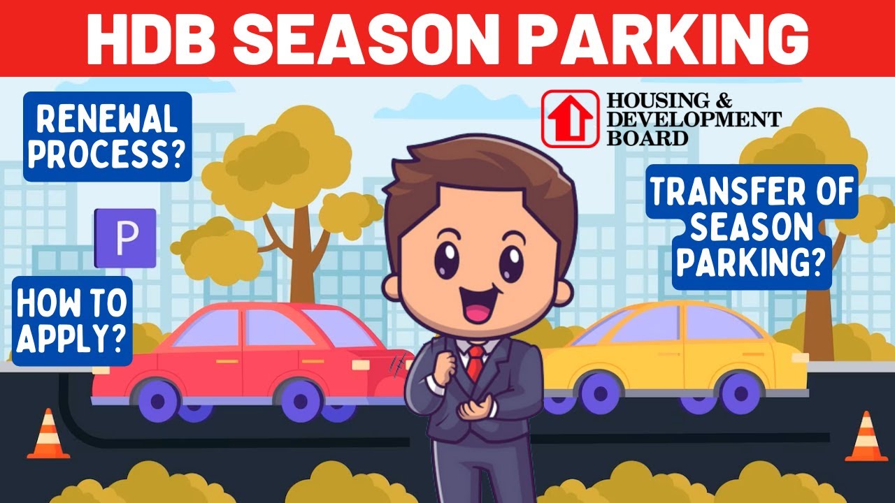 HDB Season Parking Renewal, Application & Transfer - Carpark Rates, How to Renew - Singapore