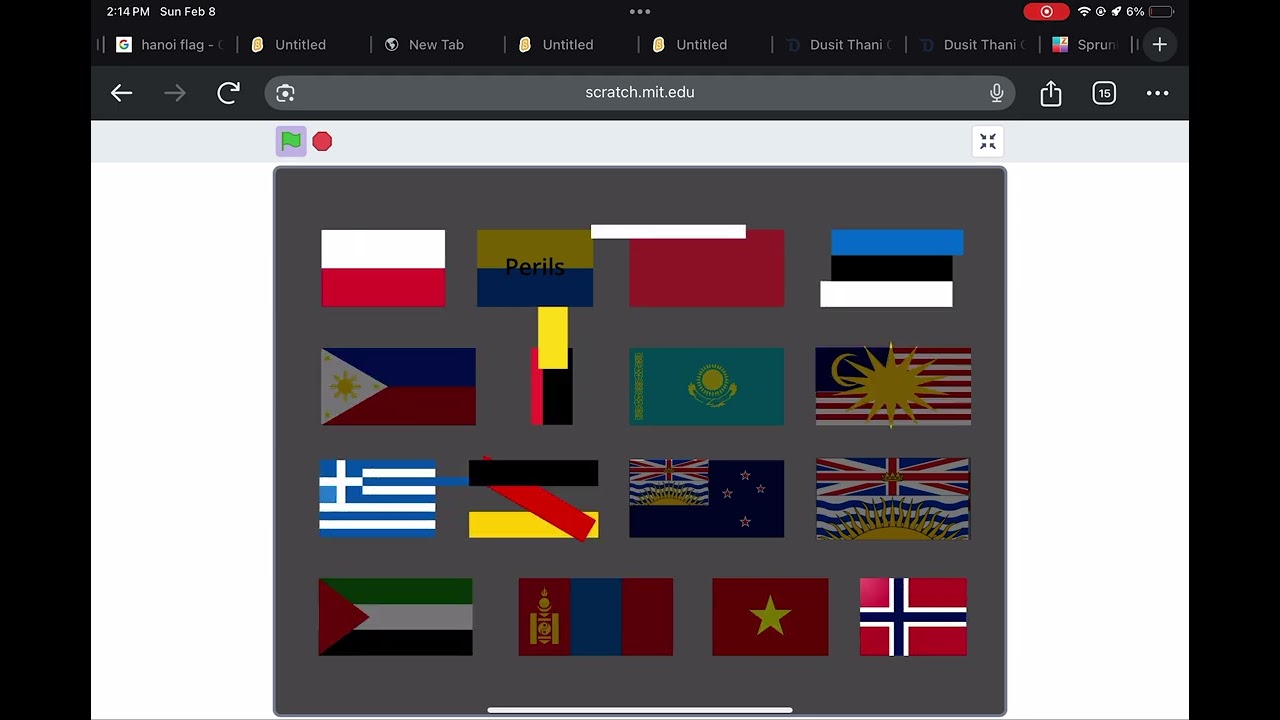 Flag band but it got lower and slower (inspired by ianflagbandchannel) sorry if I spell perlis wrong