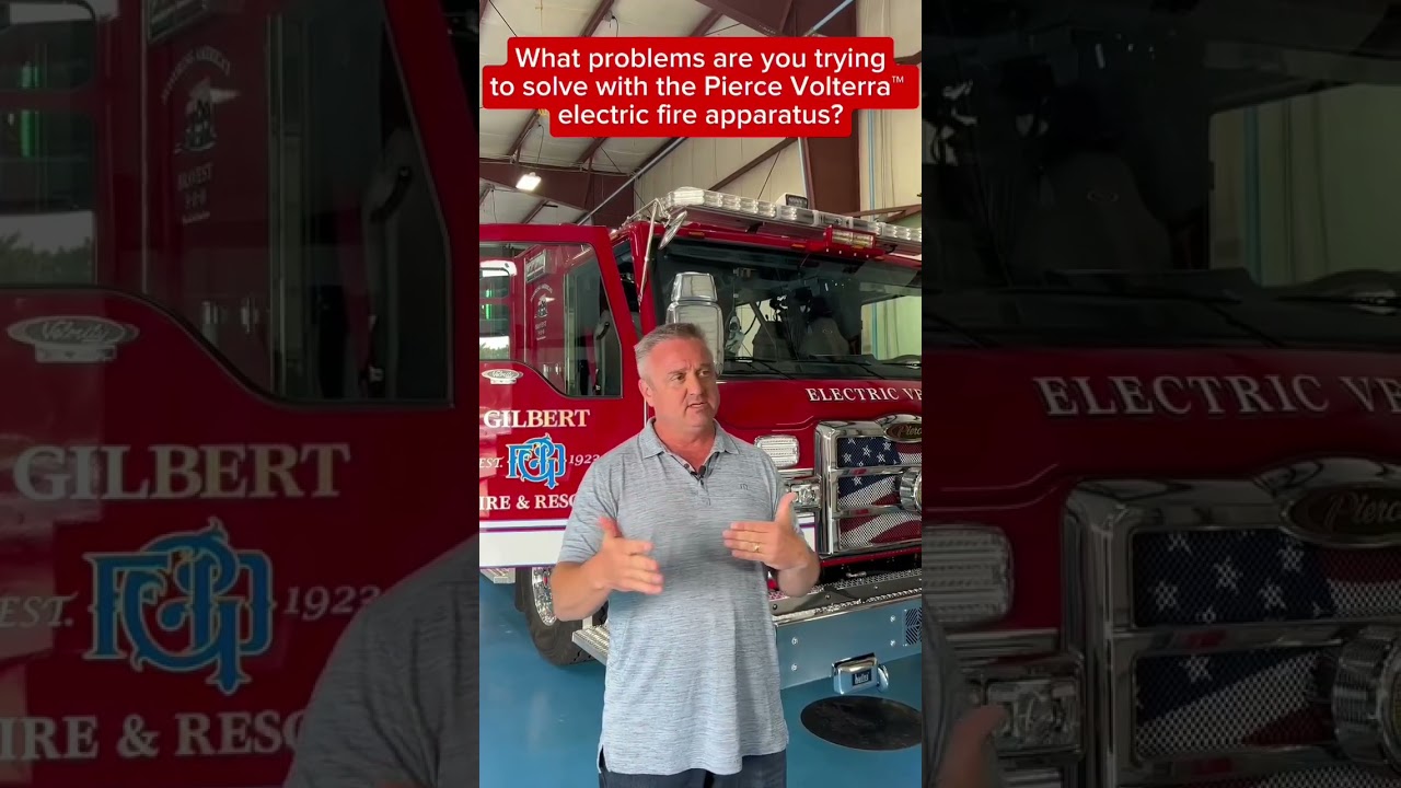 Gilbert Fire & Rescue Pierce Volterra&reg; Electric Fire Truck