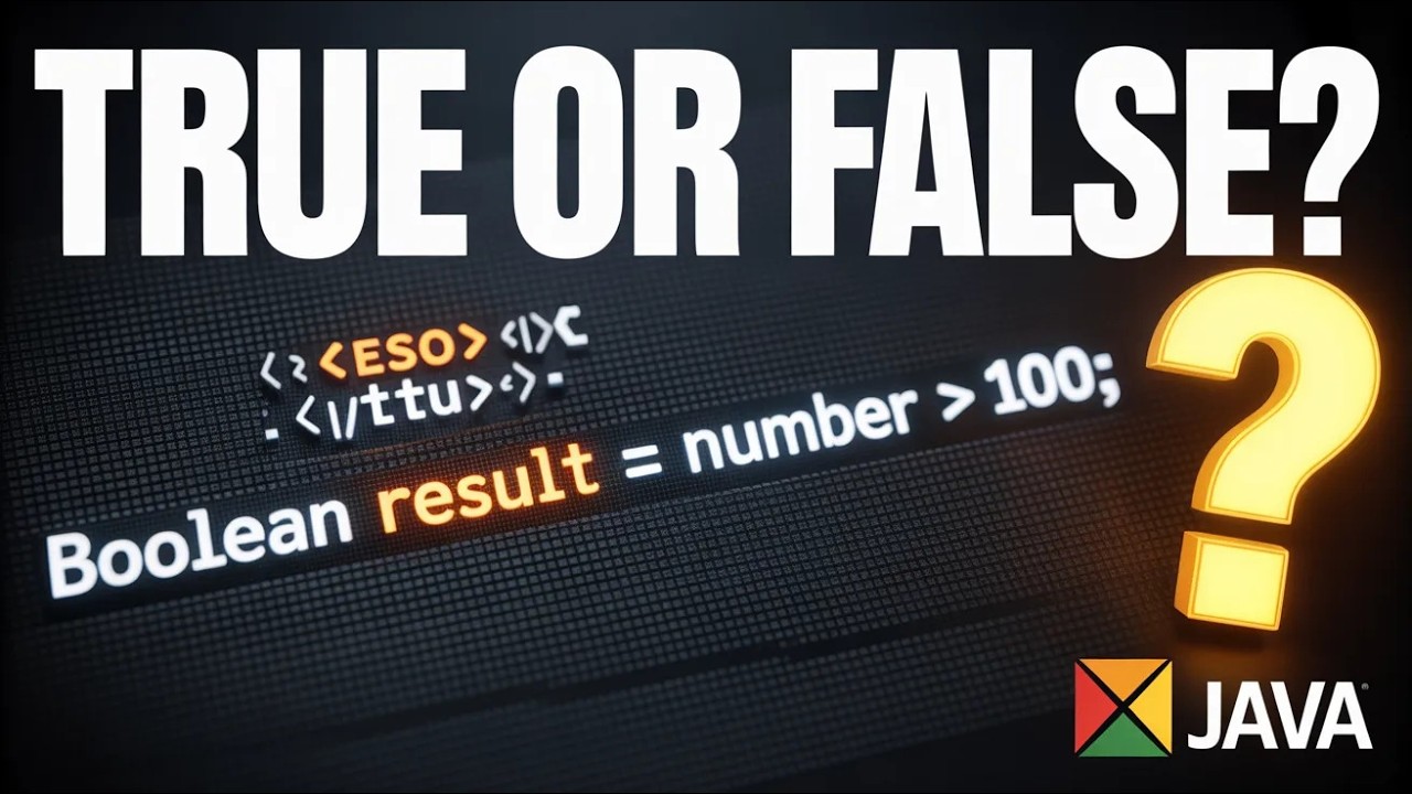 Declare a Boolean Variable to Check Number less then 100 | Java Basics