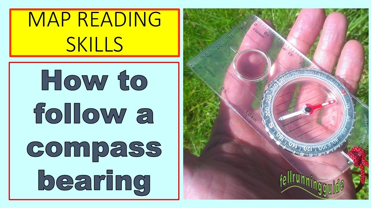 how to follow a compass bearing