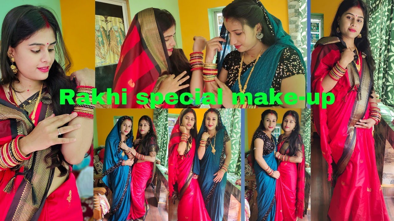 ରାକ୍ଷୀ special make-up💄/ part-1 #radha&sraddhaodiavlogs