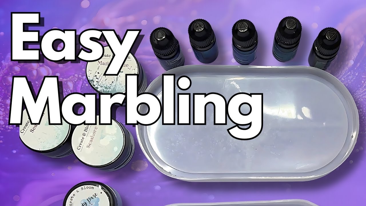 DISCOVER the EASY Way to Create Breathtaking Marble Resin Trays | 360 |