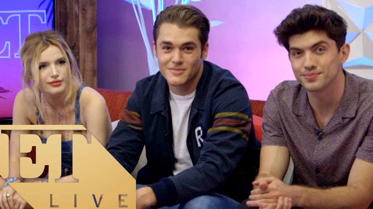 ET LIVE with Bella Thorne, Charlie DePew, & Carter Jenkins Chatting About 'Famous In Love' Finale