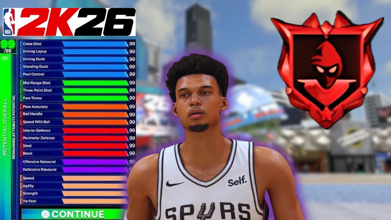 I THINK I MADE THE BEST BULD EVER!!!!! BEST CENTER BUILD IN NBA 2K26!!!!!