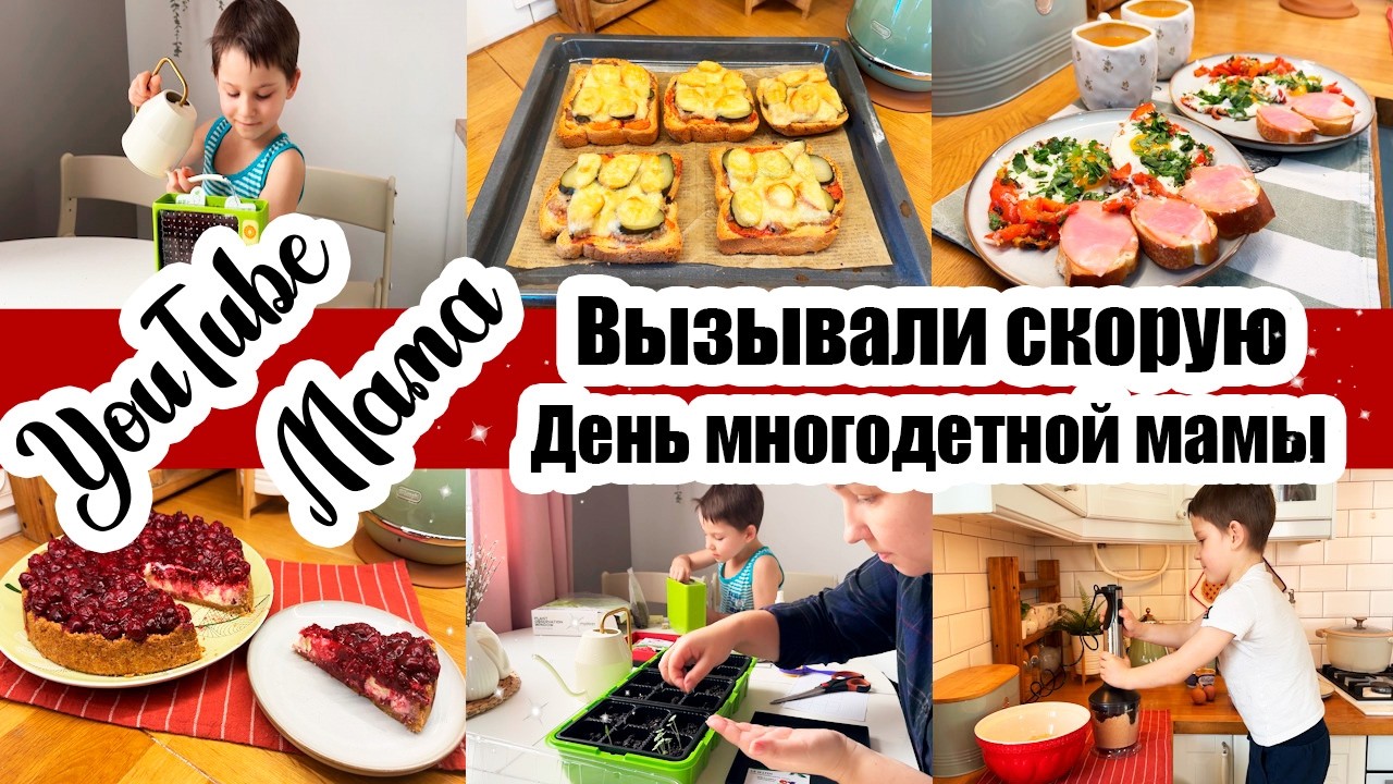 ТЕМПЕРАТУРА 40,6 😭 СИЛЬНО ИСПУГАЛИСЬ 😣 СЕМЕЙНЫЕ РЕЦЕПТЫ🥧 ПОСАДИЛА СЕМЕНА🌱 ВИШНЁВЫЙ ЧИЗКЕЙК 🍒