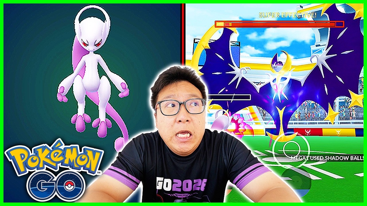 I Used Mega Mewtwo Y to Solo Lunala (Kind Of&hellip;) in Pokemon GO