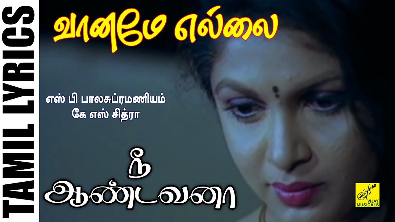 நீ ஆண்டவனா | Nee Andavana with Lyrics | Vaaname Ellai | 90's Super Hit Film Song | Vijay Musicals
