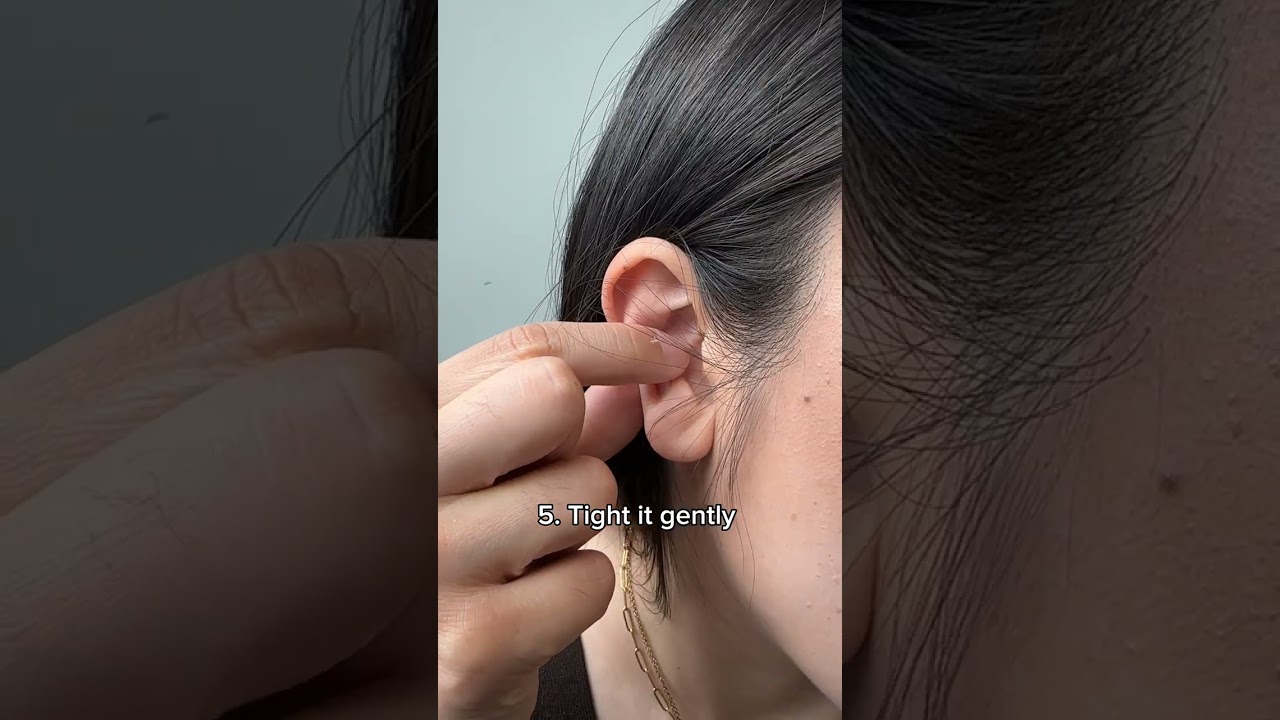 We understand that ear cuffs can be a bit challenging to wear sometimes, so here's a handy tip to