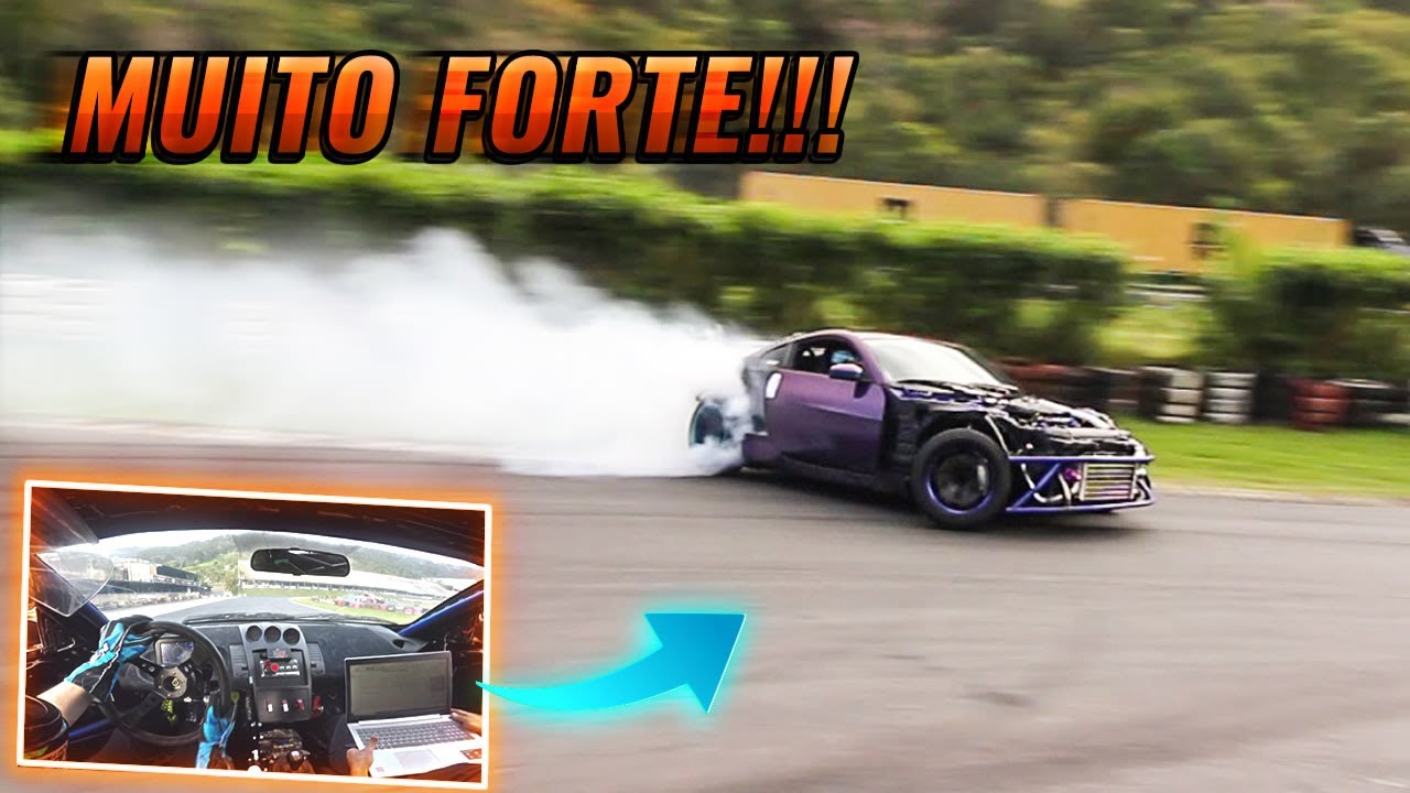 PRIMEIRO TESTE NA PISTA COM O 350Z TURBO