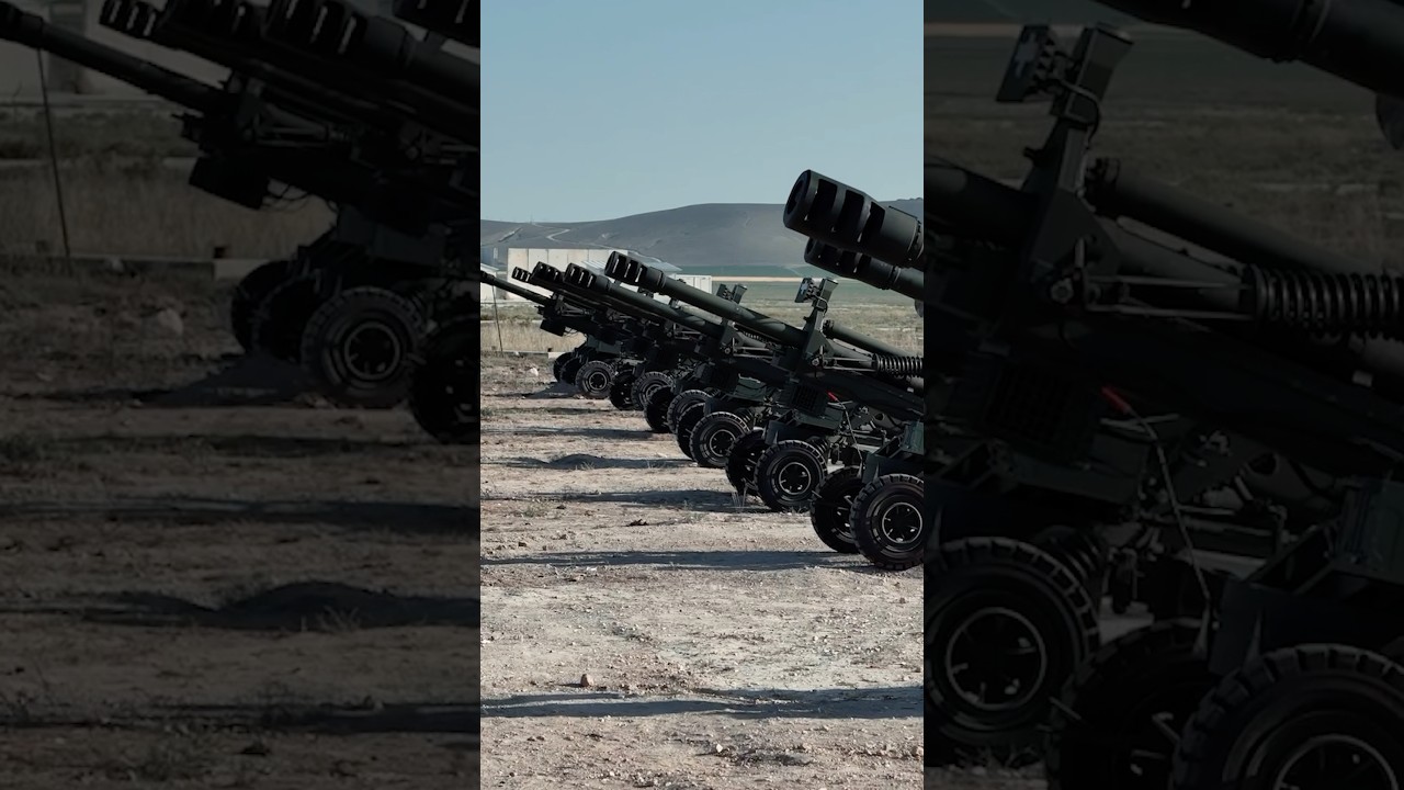 #BORAN Ob&uuml;s&uuml; AVRUPA'DA!  (We have exported our #BORAN howitzer to EUROPE!)