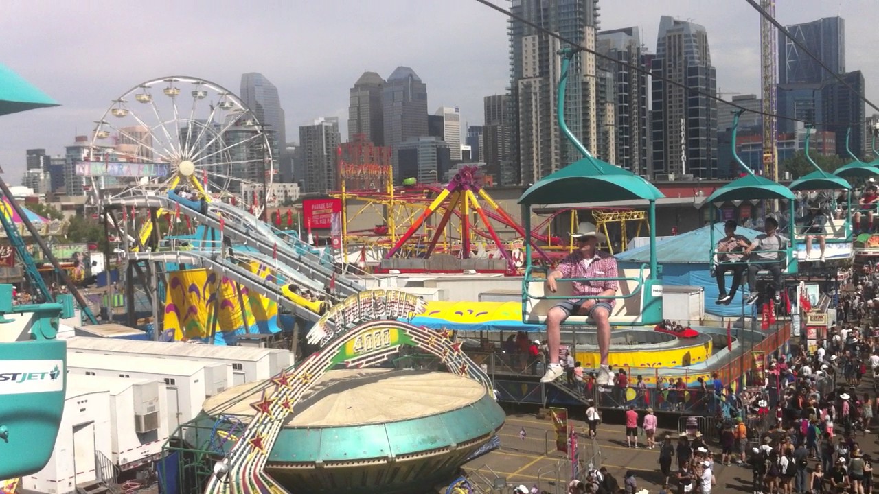Calgary Stampede 2017 Midway - Westjet Skyride
