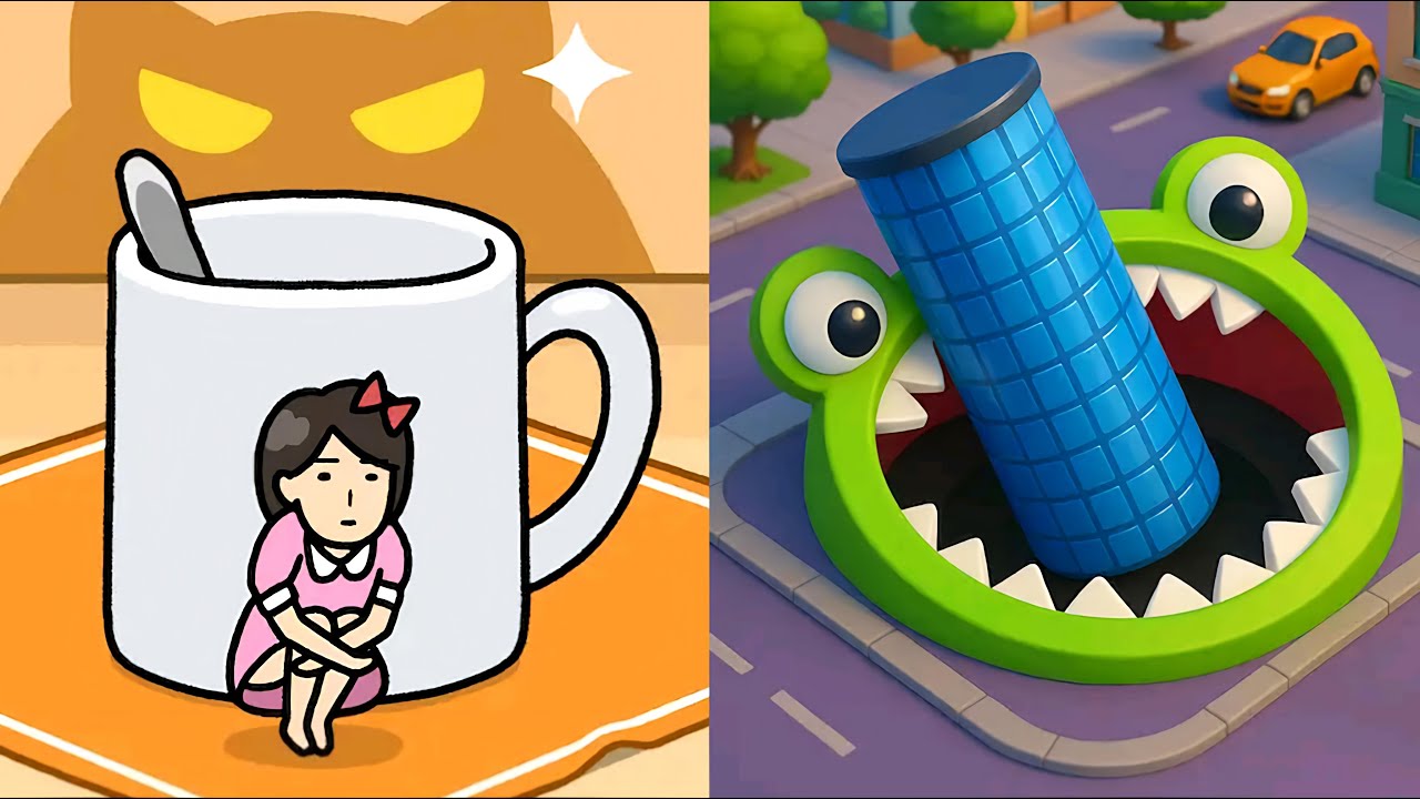 Hide and Seek : Cat Escape vs Hole.io Live Streaming Gameplay