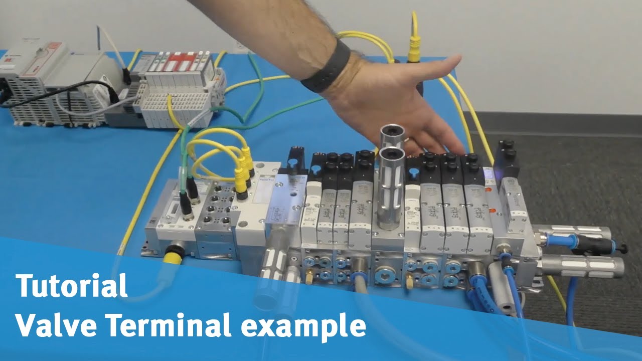 VTSA-F-CB: Valve Terminal example with Pneumatic Safety Functions and EtherNet/IP