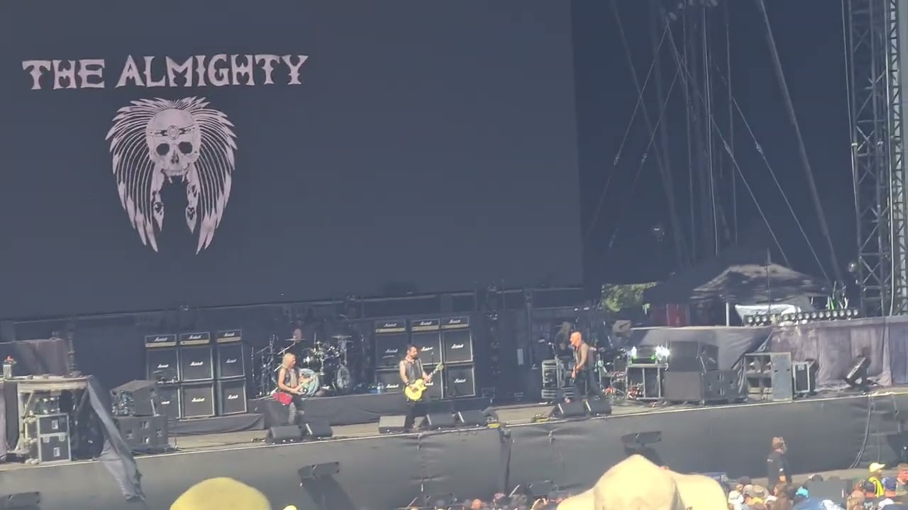 The Almighty live at Eddfest knebworth Park 2026 #thealmighty #knebworth #ironmaiden 