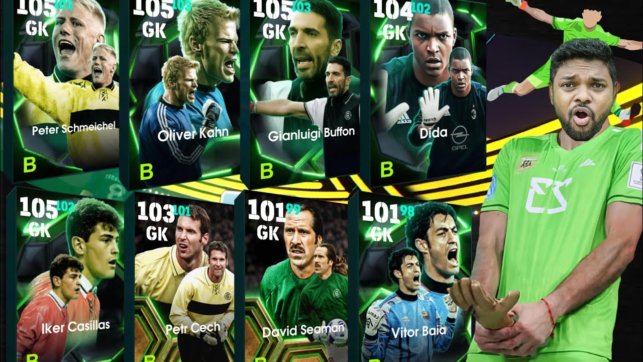 TOP 8 GK in efootball Who is Your Best|Top 8|DG
