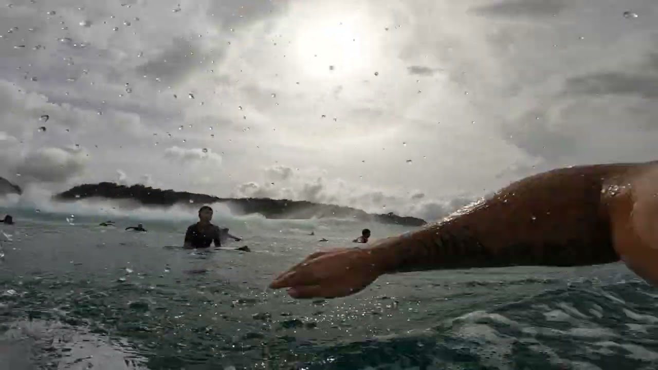 Sheldon Paishon's POV at Pipeline! 🌊