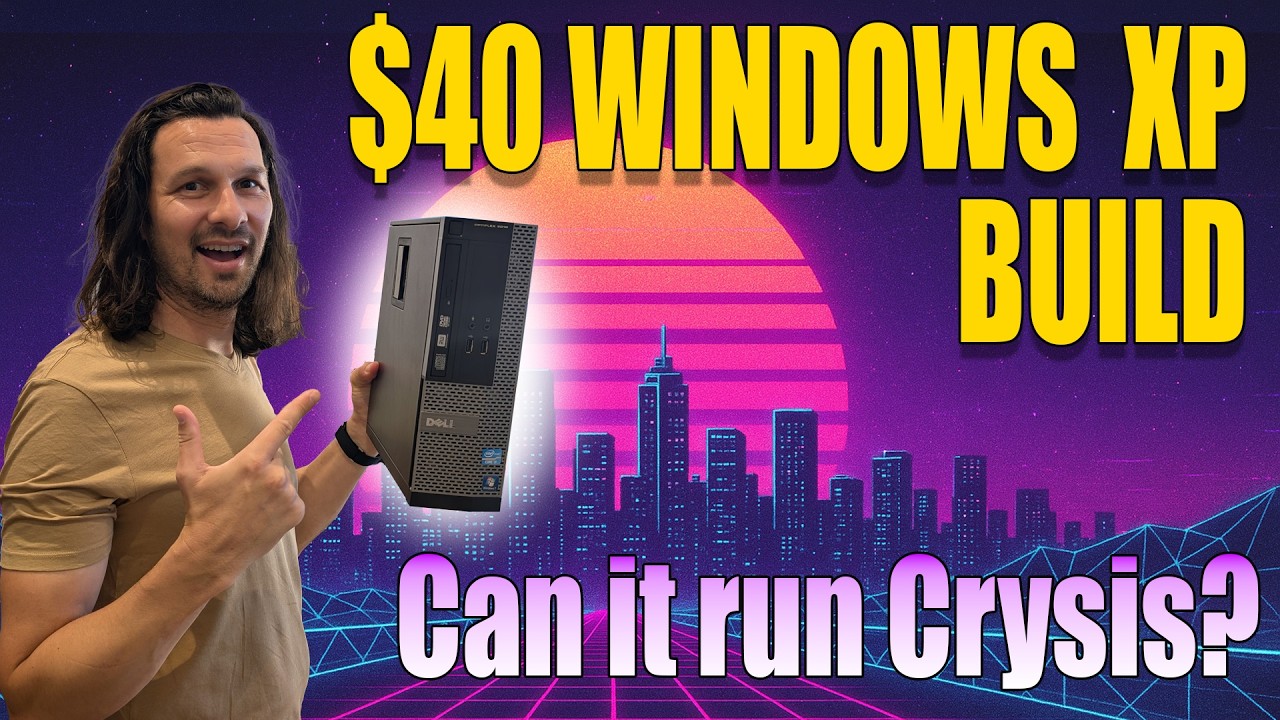 Can a Cheap Dell Optiplex 3010 Run Crysis? | Budget Windows XP Gaming PC Build