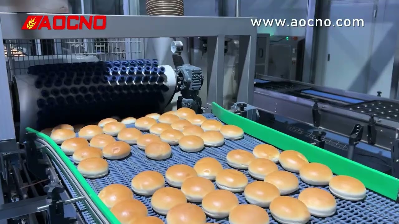 New! 2025 AOCNO industrial automatic hamburger buns bread making production line