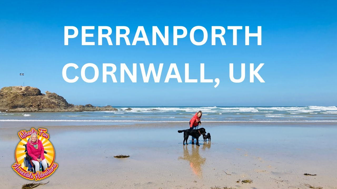 PERRANPORTH, Cornwall, UK. ACCESSIBLE CORNWALL