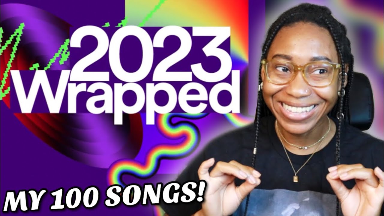 REACTING TO MY SPOTIFY WRAPPED PLAYLIST! 😳 (TOP 100 SONGS OF THE YEAR!)