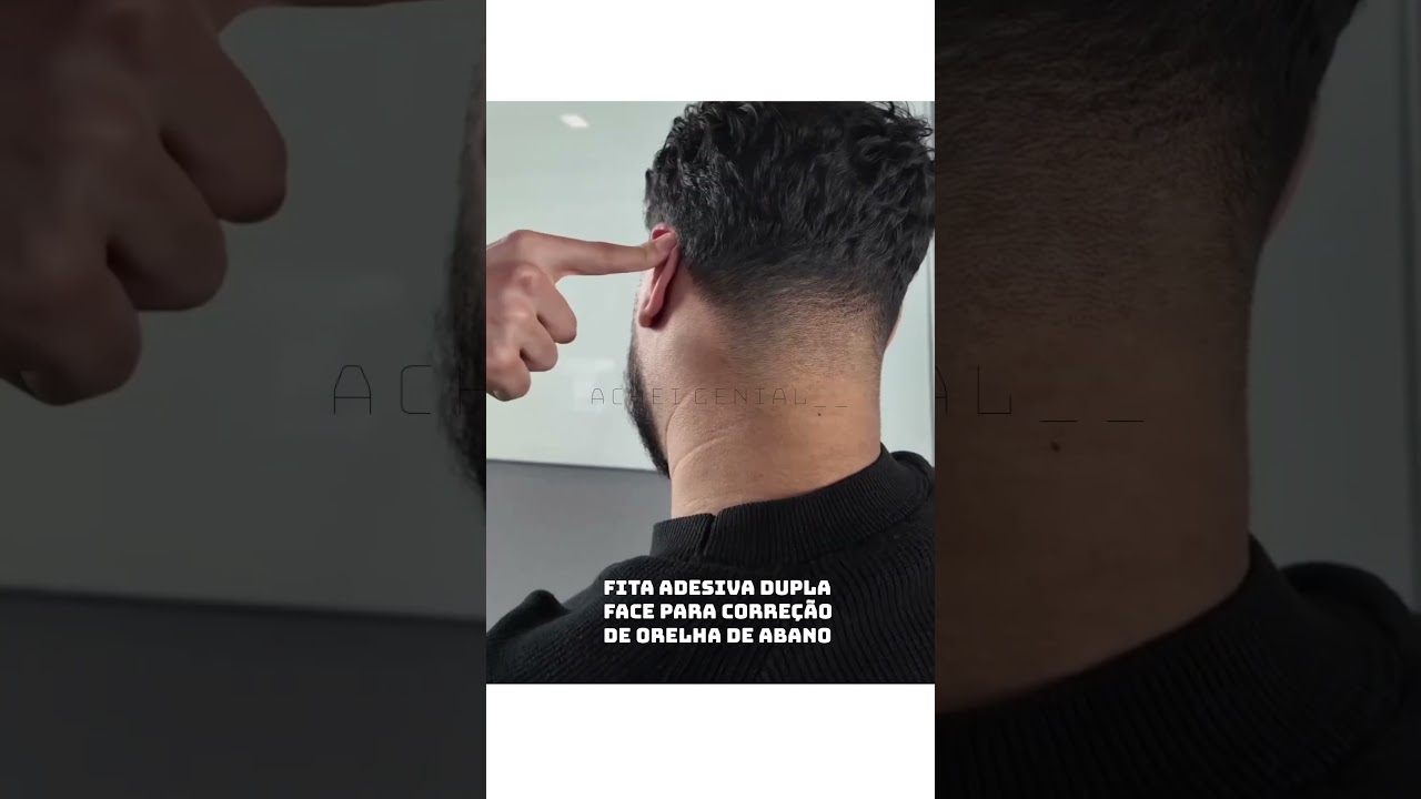 FITA ADESIVA DUPLA FACE, ORELHAS DE ABANO