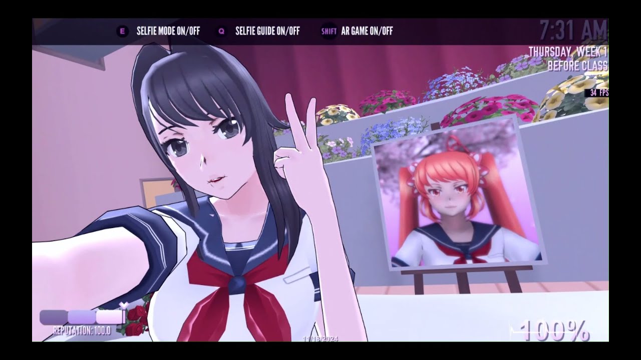 Yandere Simulator Gameplay: Eliminating Osana WITHOUT shedding BLOOD