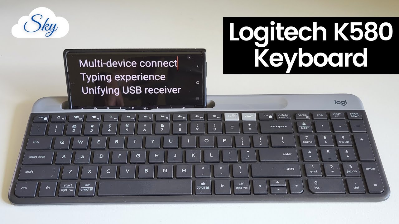 Клавиатура Logitech K580 — быстрое и удобное переключение между компьютером и телефоном