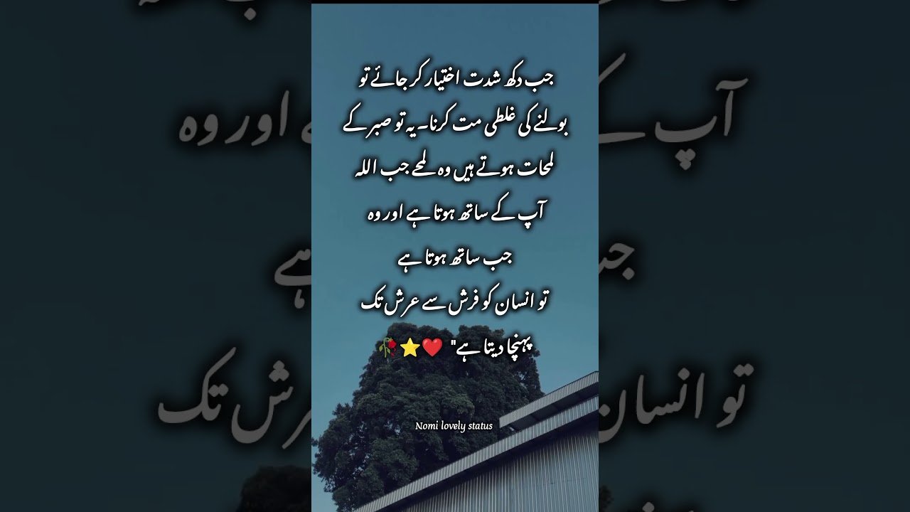 sabar quotes in Urdu| islamic quotes about life ❤️#viralvideo #poetry #shorts #urdupoetry #quotes