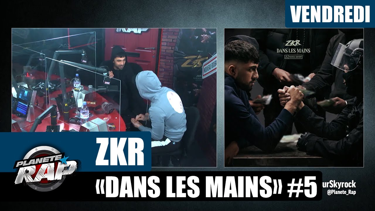 Planète Rap - Zkr "Dans les mains" avec PLK 