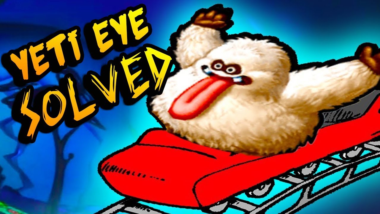 ROLLER COASTER EE ((SOLVED)) Yeti Eye Easter Egg 