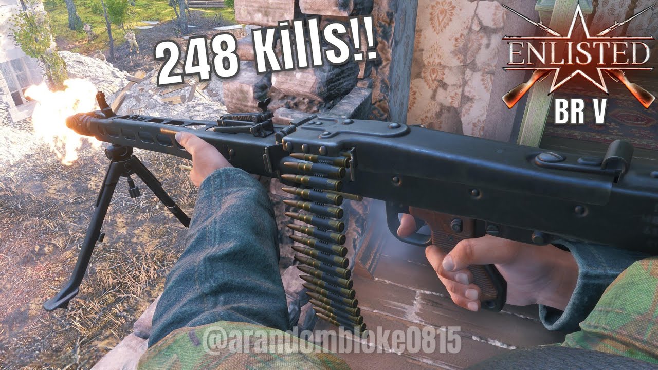 Enlisted; MG 42 100 Spam! - Germany Tier V PS5 Gameplay