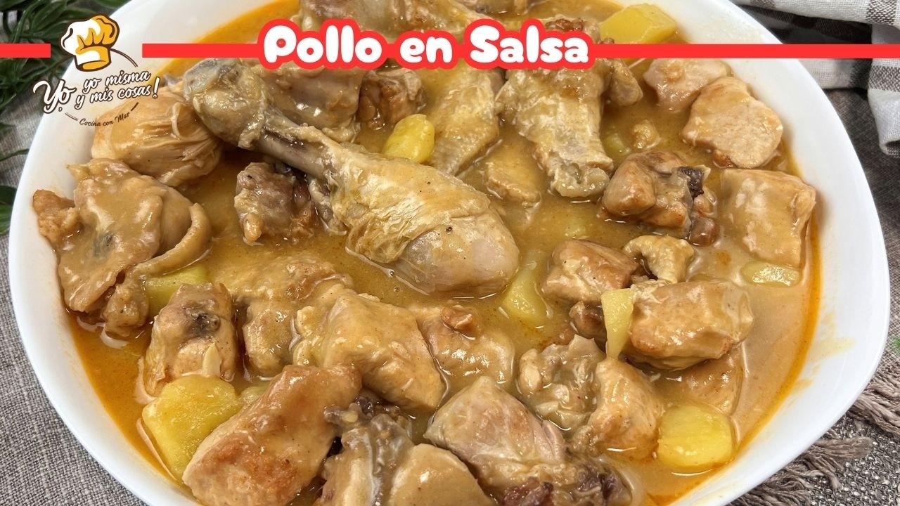 Una Receta de POLLO en SALSA con mis toques tan delicioso