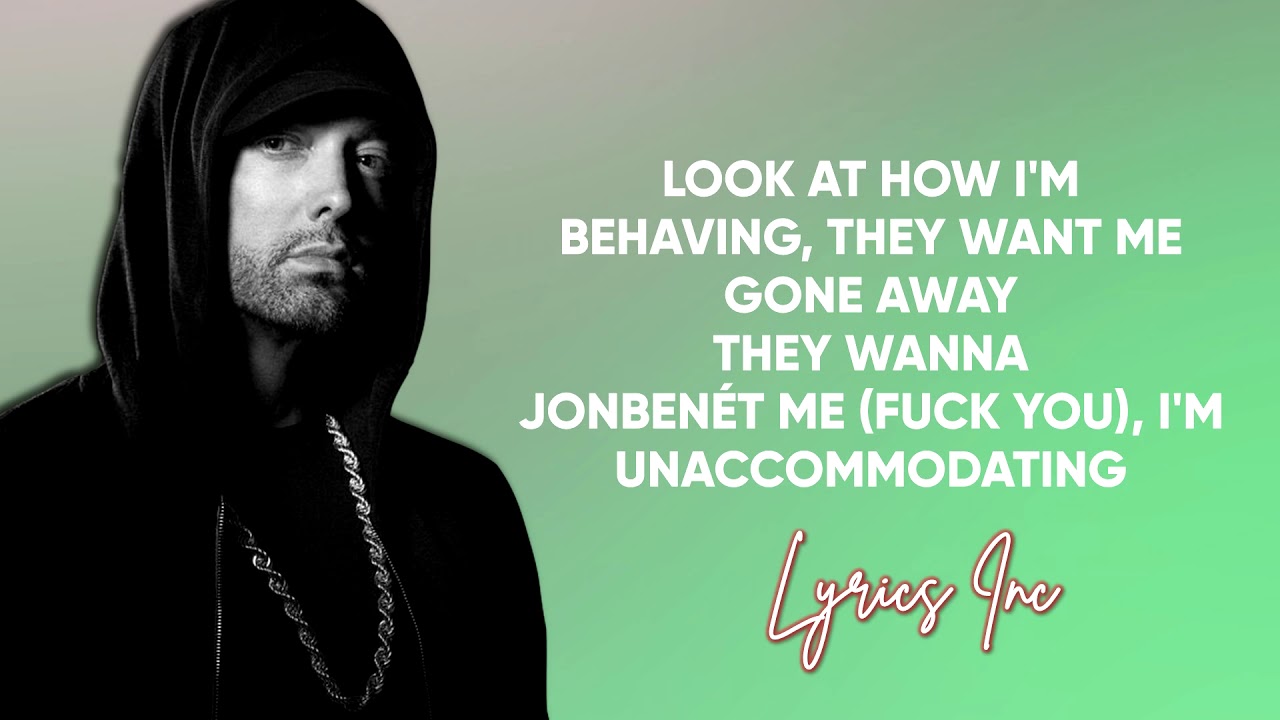 Eminem (ft Young M.A.) - Unaccommodating (LYRICS) 🎵