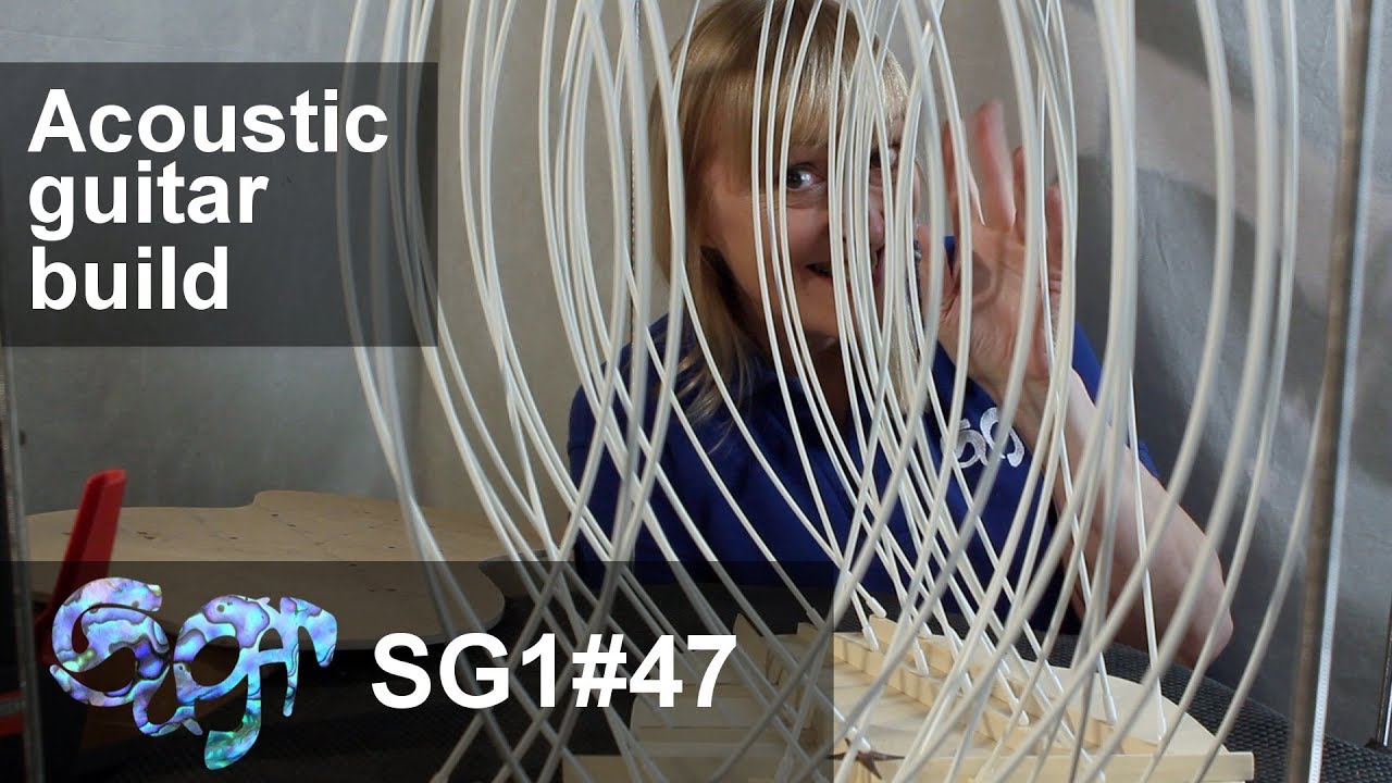 SuGar SG1 acoustic guitar build part 47: Bracing the front